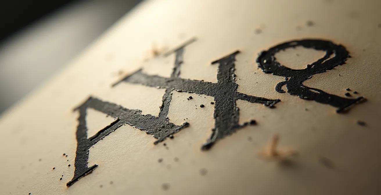 Détail abstrait de documents contractuels avec zones d'ombre